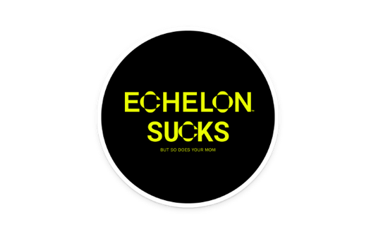 Echelon Sucks Sticker