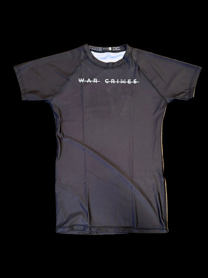 Anti-War Crimes Black Rashguard