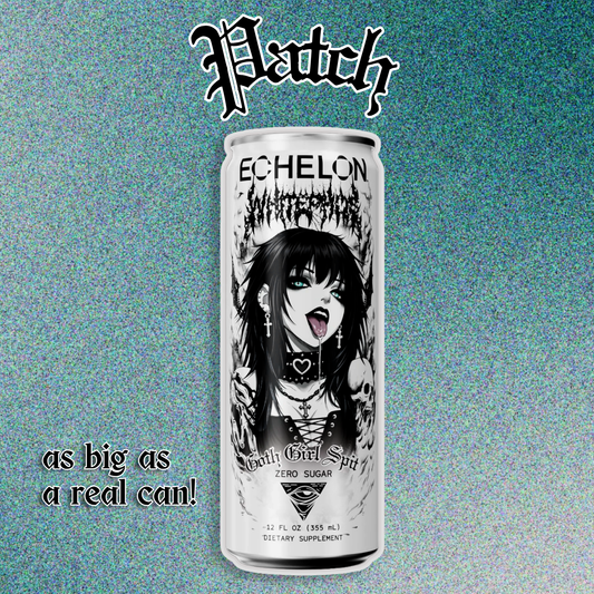 Goth Girl Spit - 1:1 Can Patch