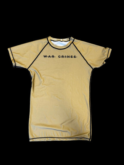 Anti-War Crimes Tan Rashguard