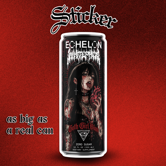 Goth Girl Blood - 1:1 Can Sticker