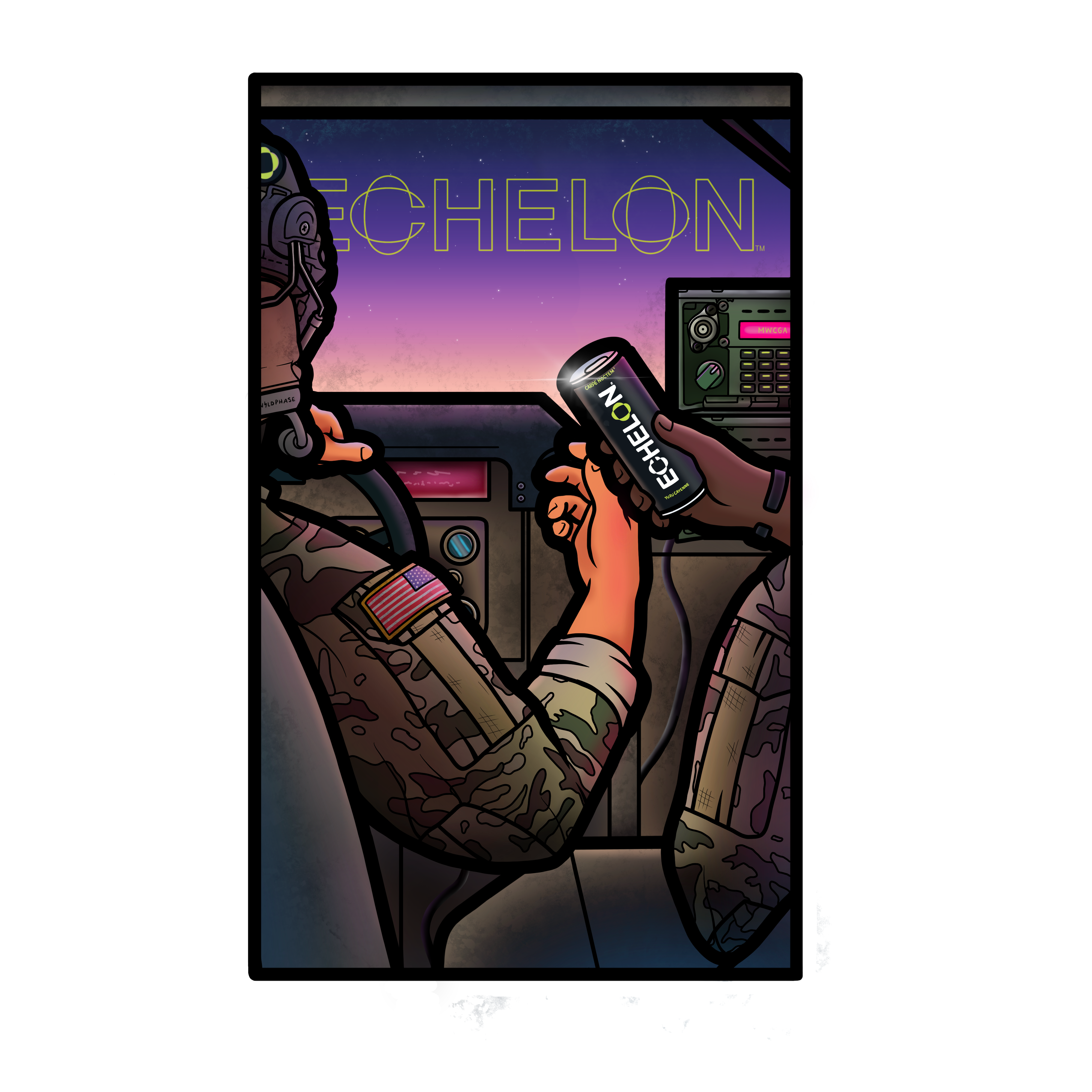 Share an Echy Military Sticker – Echelon